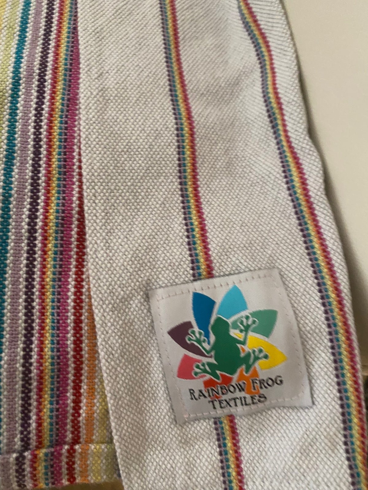 Rainbow Frog Woven Baby Wrap