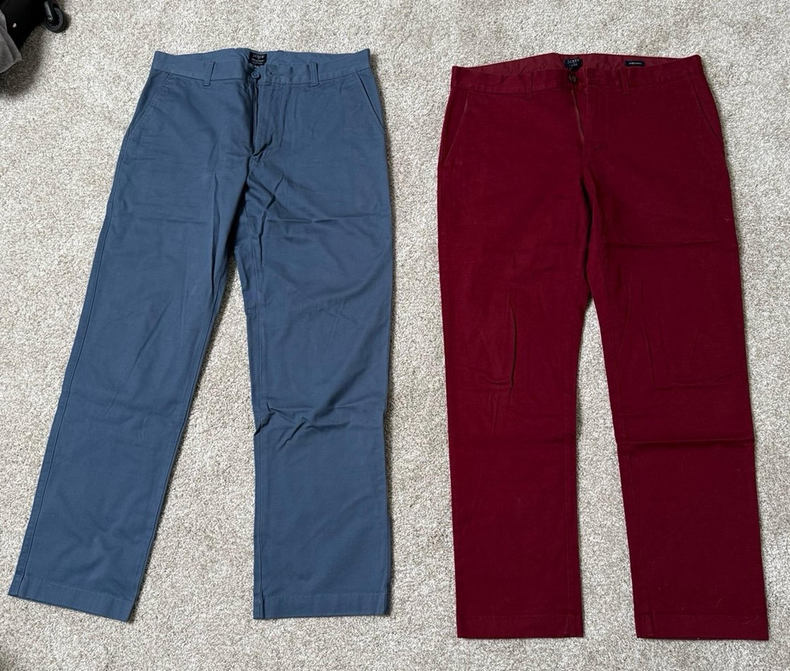 Mens Jcrew The Barrow & Flex Khaki Chinos