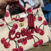 COACH Cargo Tote Bag 20 with Cherry Print