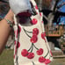 COACH Cargo Tote Bag 20 with Cherry Print
