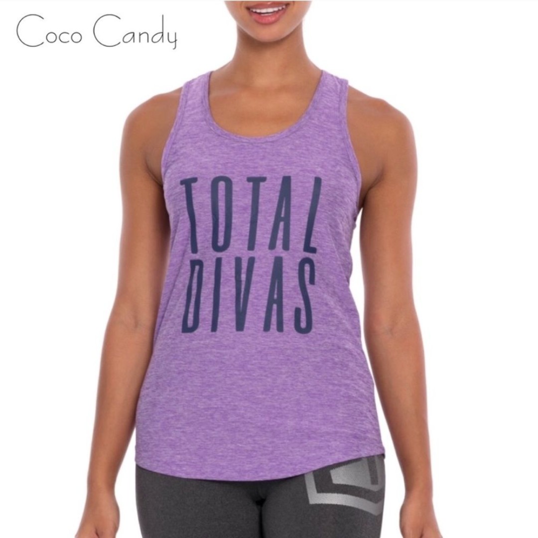 Tapout Logo Purple Tank Top