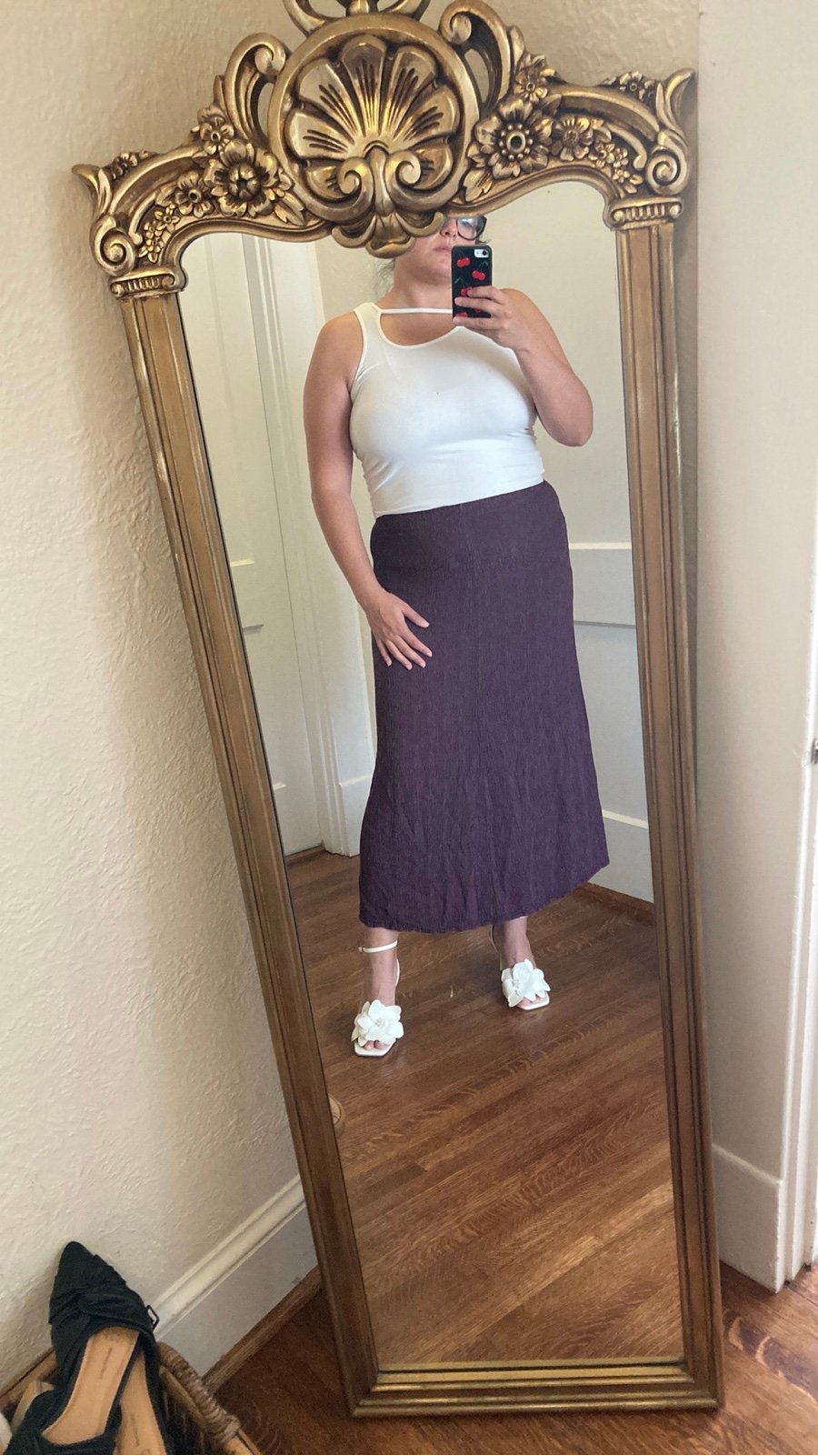 CP shades rayon skirt