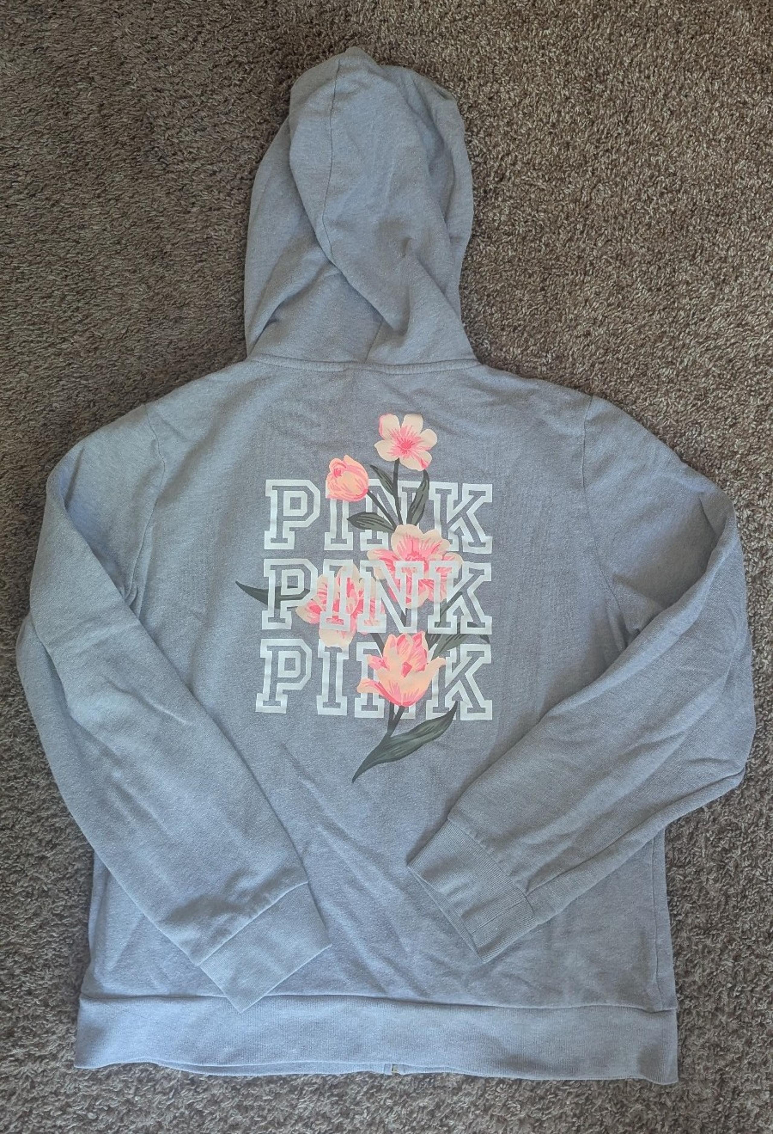Pink hoodie for women size L