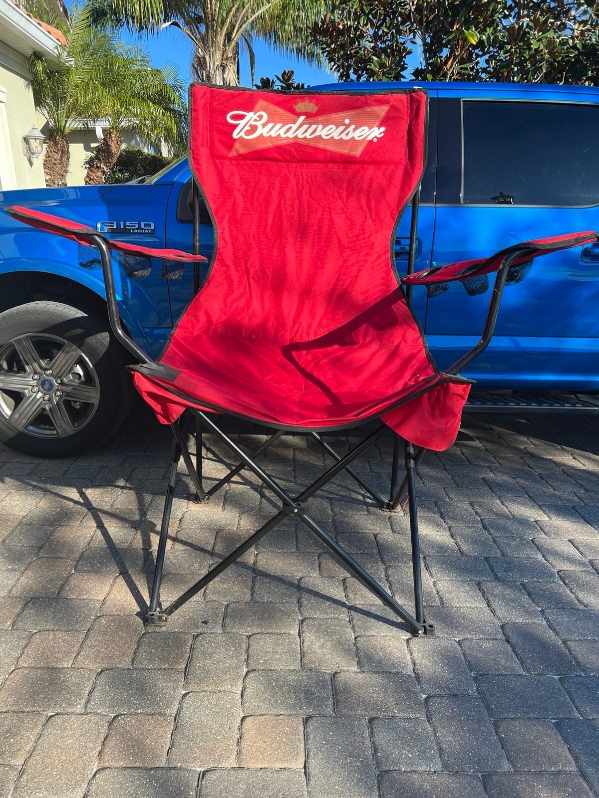 Budweiser oversized collapsible chair
