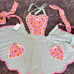 NWT vintage style mint and pink apron