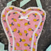 NWT vintage style mint and pink apron
