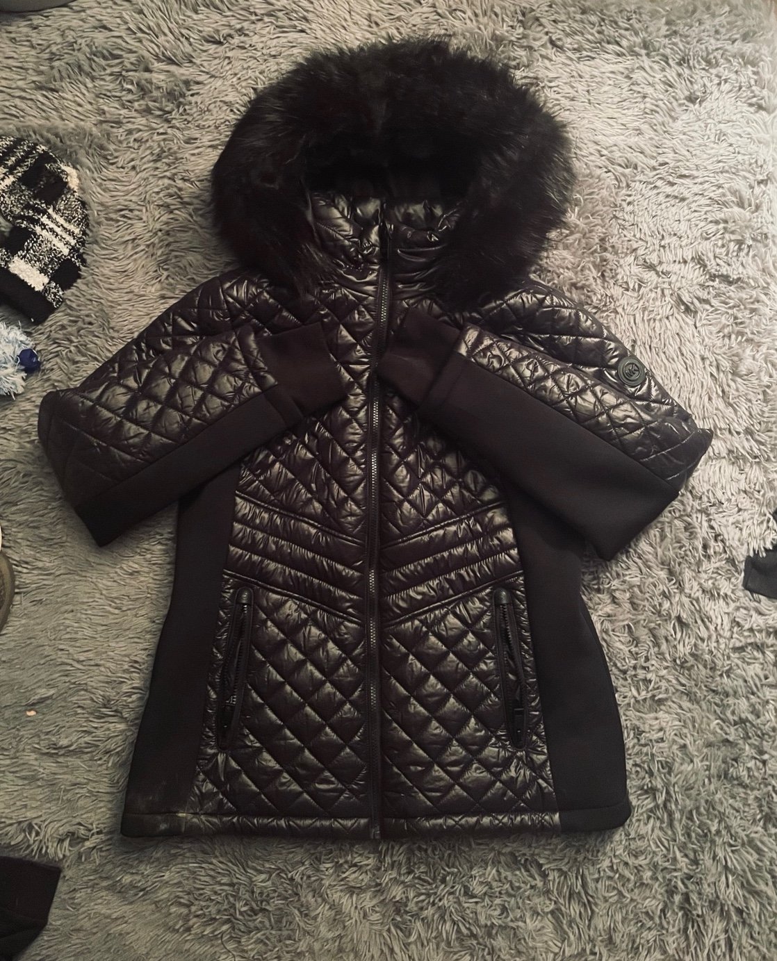 Michael kors fur coat