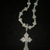18 k Gold plated cross pendant & cross chain