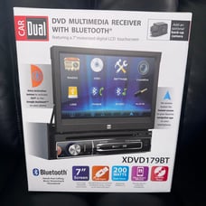 Dual Electronic XDVD179BT 7” Flip Out LED Media Touch Screen Car Stereo Receiver