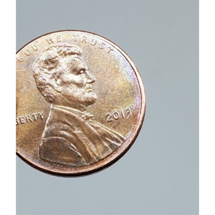 Rare 2013 Rainbow Trim Collectible Liberty Penny