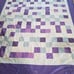new handmade pieced purple Quilt
