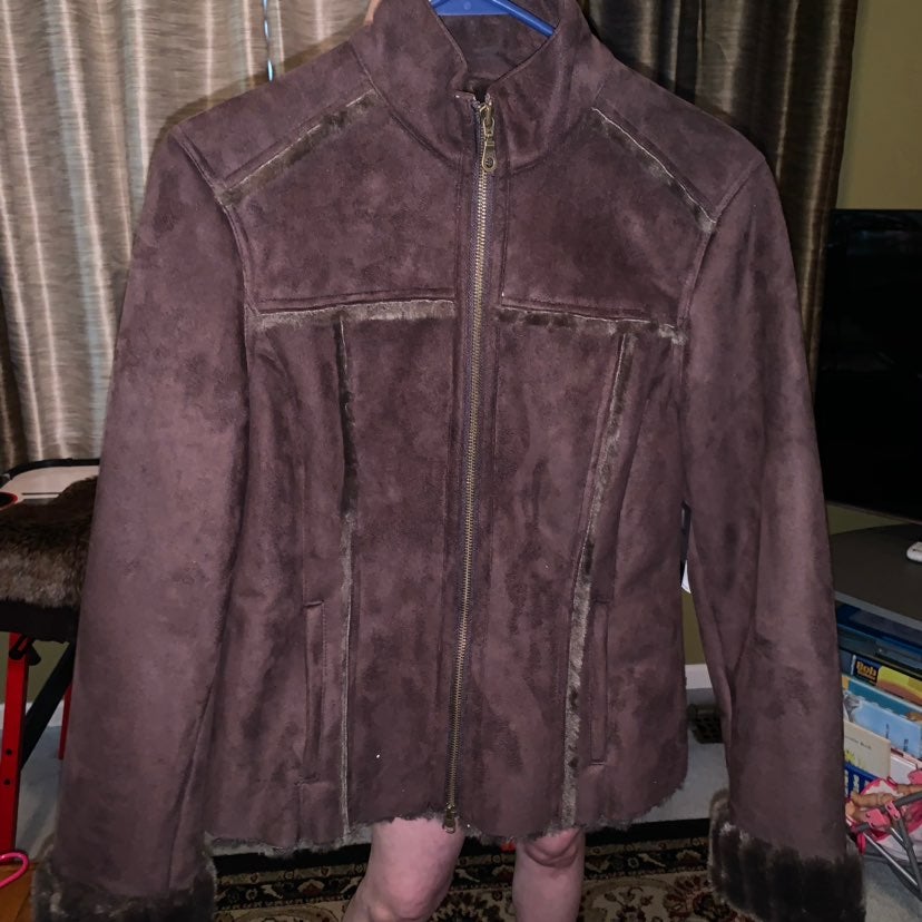 calvin klein Fur Jacket NWT