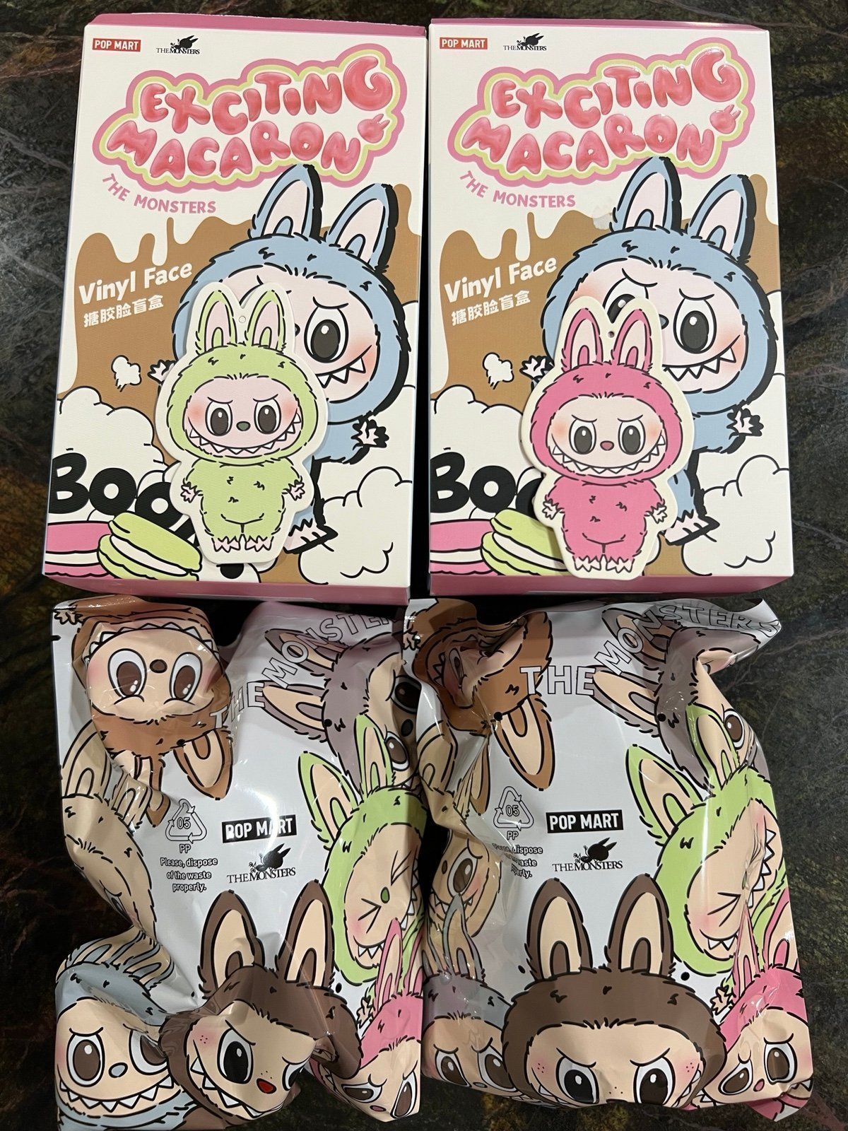 POP MART x The Monsters Labubu Exciting Macaron- Lychee Berry & Green Grape