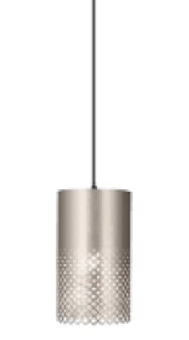 Hensley 4.75 In. W X 11 In. H 1-Light Satin Nickel Mini Pendant