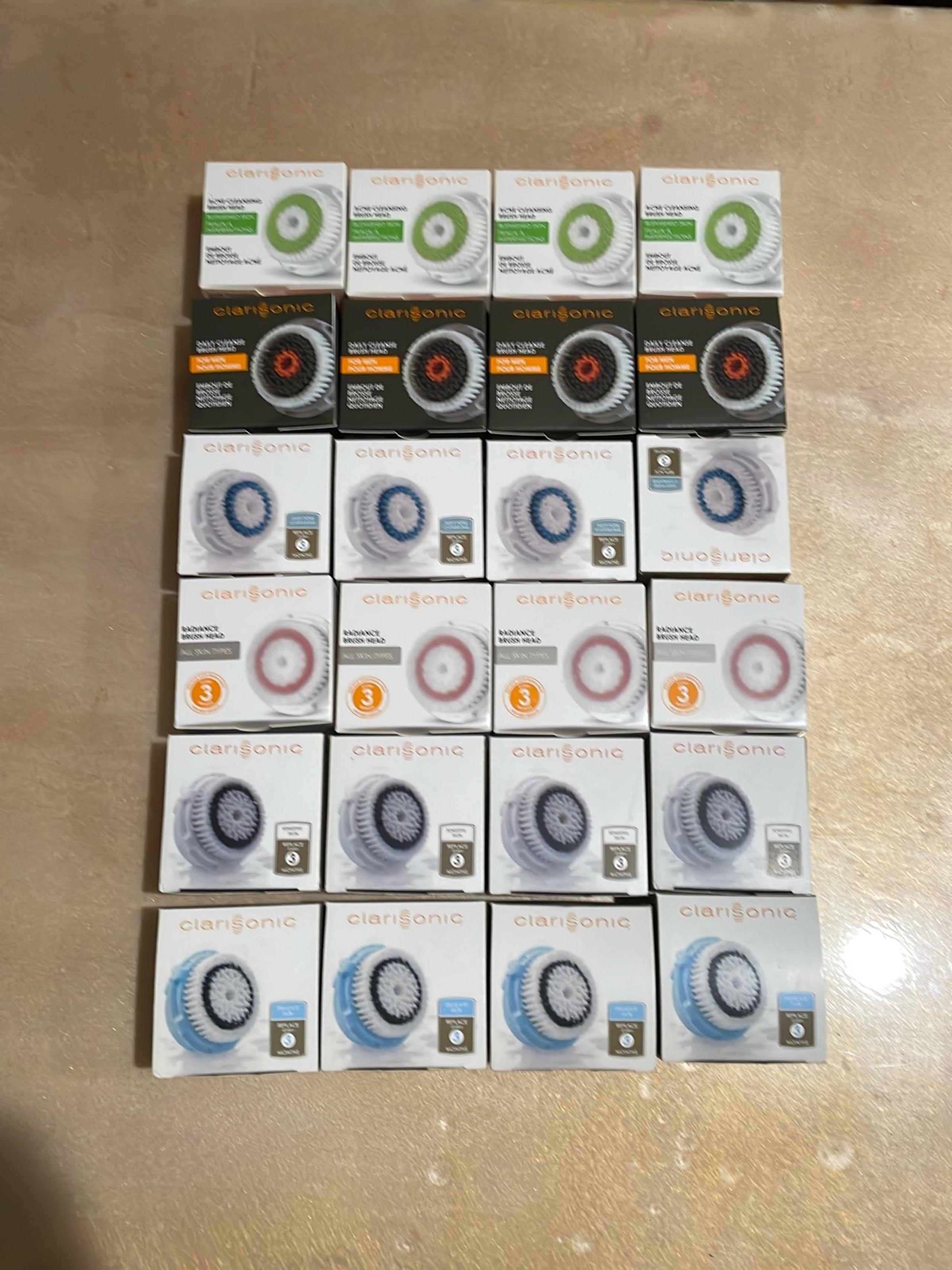 24 Pack Clarisonic brush head  bundle