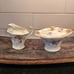 Vintage haviland limoges jewel pattern creamer and sugar bowl with lid
