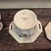 Vintage haviland limoges jewel pattern creamer and sugar bowl with lid