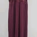 Soma Women's Maxi Tank Top Lace Upper Night Gown Burgundy Large