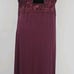 Soma Women's Maxi Tank Top Lace Upper Night Gown Burgundy Large