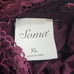 Soma Women's Maxi Tank Top Lace Upper Night Gown Burgundy Large