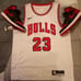 Jordan 1 Satin Bred with Chicago Bulls Jersey