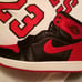 Jordan 1 Satin Bred with Chicago Bulls Jersey