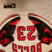 Jordan 1 Satin Bred with Chicago Bulls Jersey