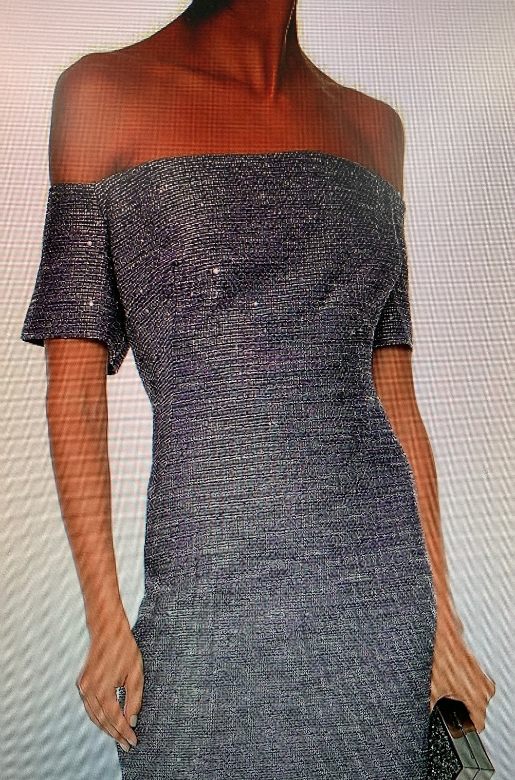 Lela Rose sequin tweed dress