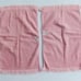 Vintage Grand Prix by Avanti Pink Seashell Trim Bath Hand Towel Set of 4