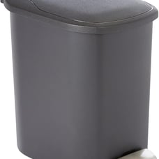 Compact Bathroom Small Plastic Rectangular Trash Can