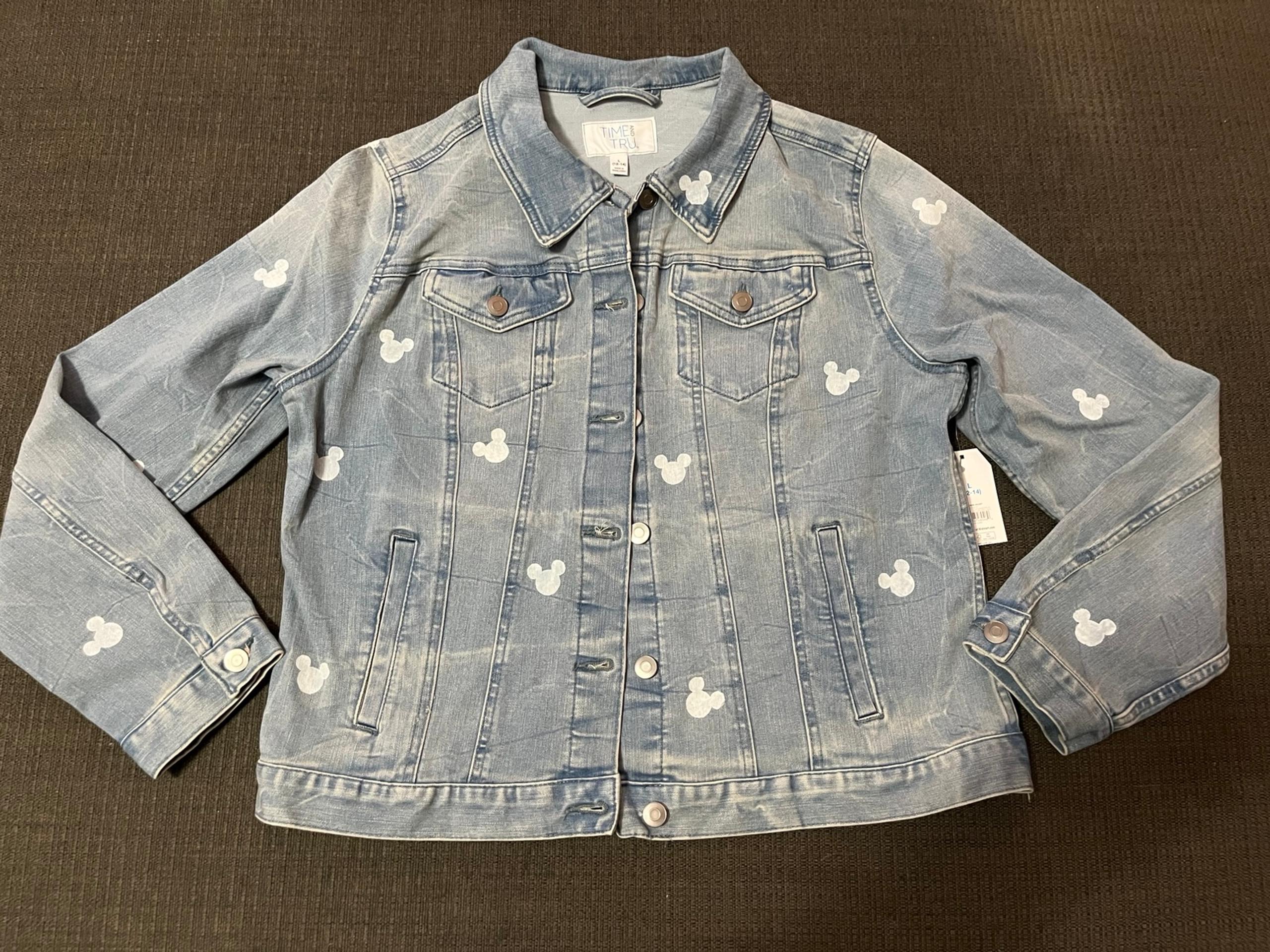 New Disney Inspired Jean Jacket Size Large