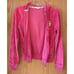 Pink Victoria's Secret pink velour hooded zip front gold sequins jacket