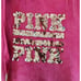 Pink Victoria's Secret pink velour hooded zip front gold sequins jacket