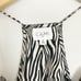 CAMI NYC Zebra Print Silk Top Size SMALL Black & White THE RACER Blouse Women's