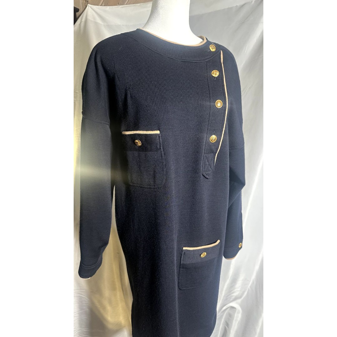Black Chanel Dress Size Large