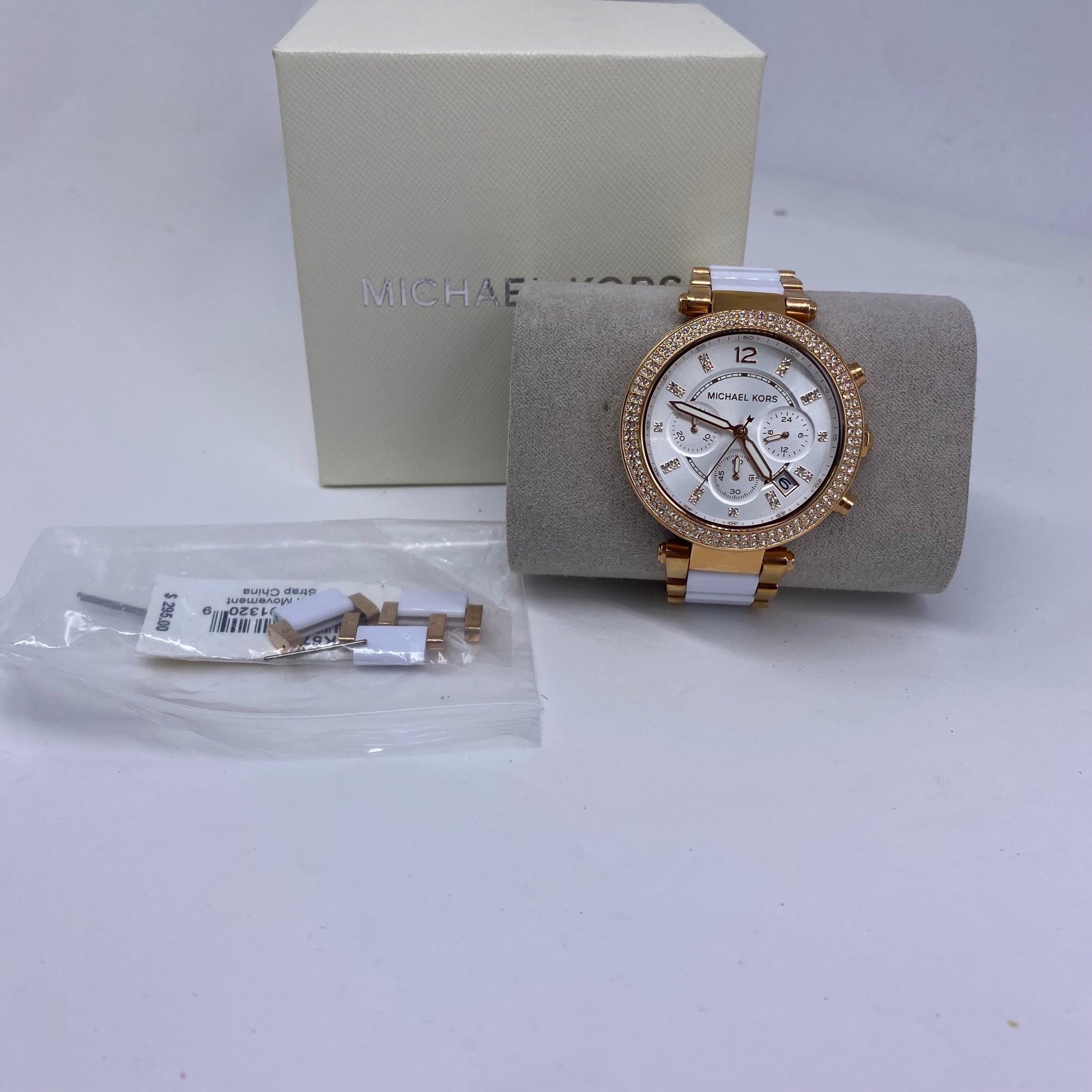 Michael Kors Women's Parker Chronograph Two-Tone Stainless Steel Watch