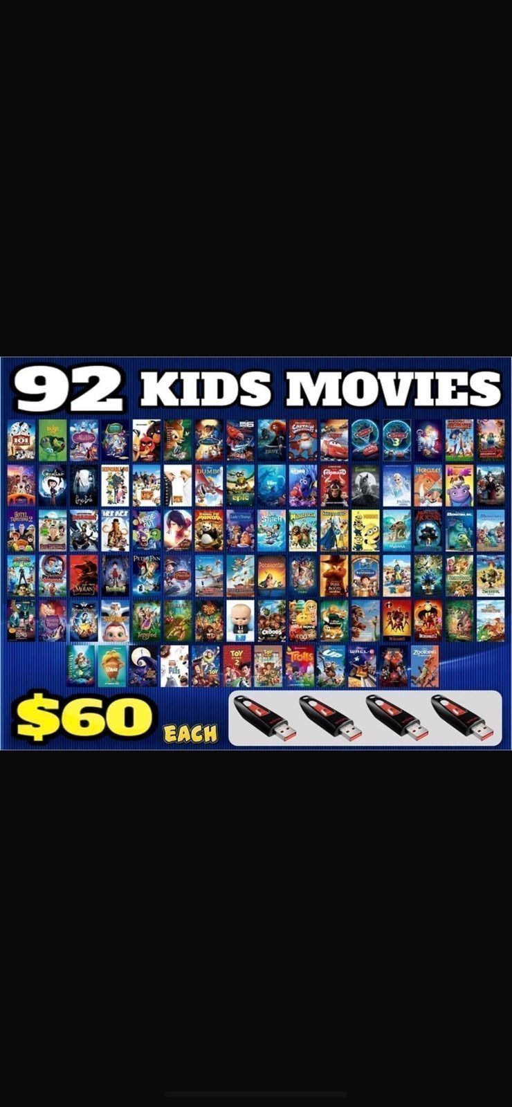 kids movies usb