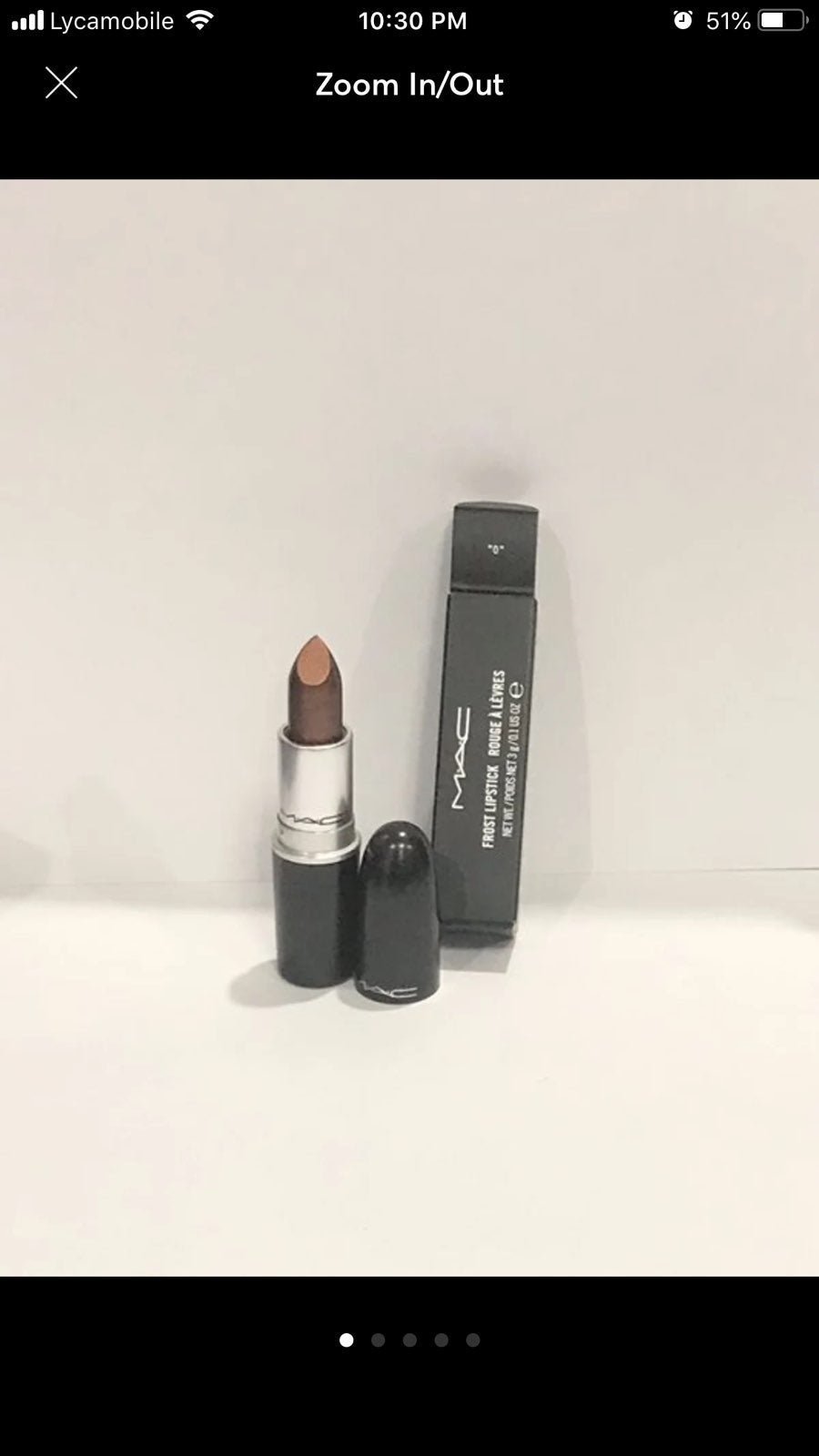 Mac Frost Lipstick “0”
