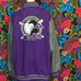 L-R-G Lifted Research Group Letterman Jacket Lion 2XL Purple Grey Varsity Coat