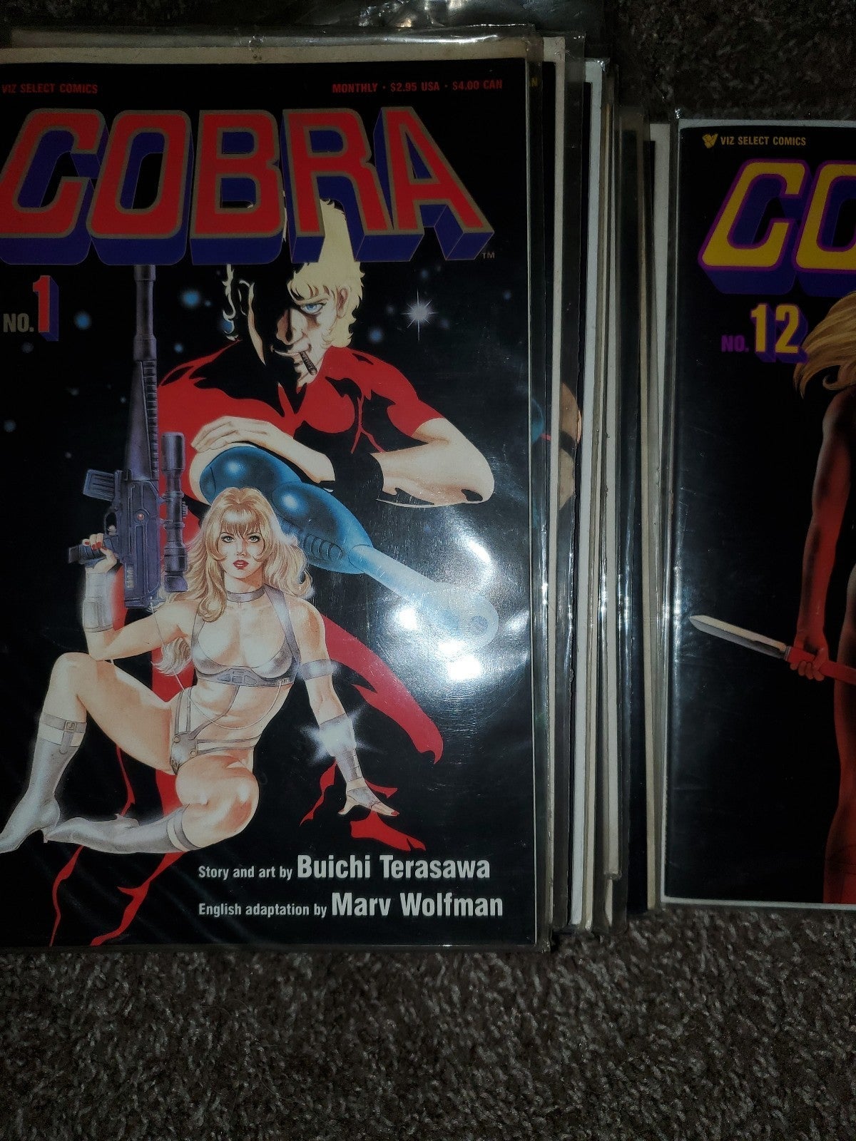 Viz Cobra comics 1-12 pristine condition.