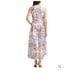 Eliza J floral vneck sleeveless floral high low dress size 10