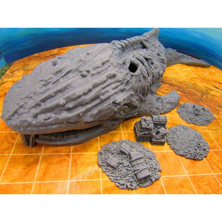 Beached Dead Whale Treasure Hideout