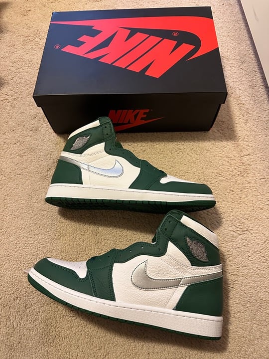 Air Jordan 1 Retro High OG George Green Size 12M