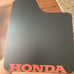 Black mudflaps honda logo