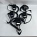 Lot of 5 Federal Signal MNCT-SB Siren Radio Microphone 1/4” Plug