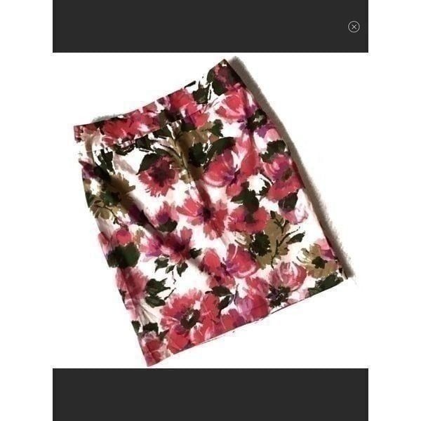 Evan Picone Floral Skirt