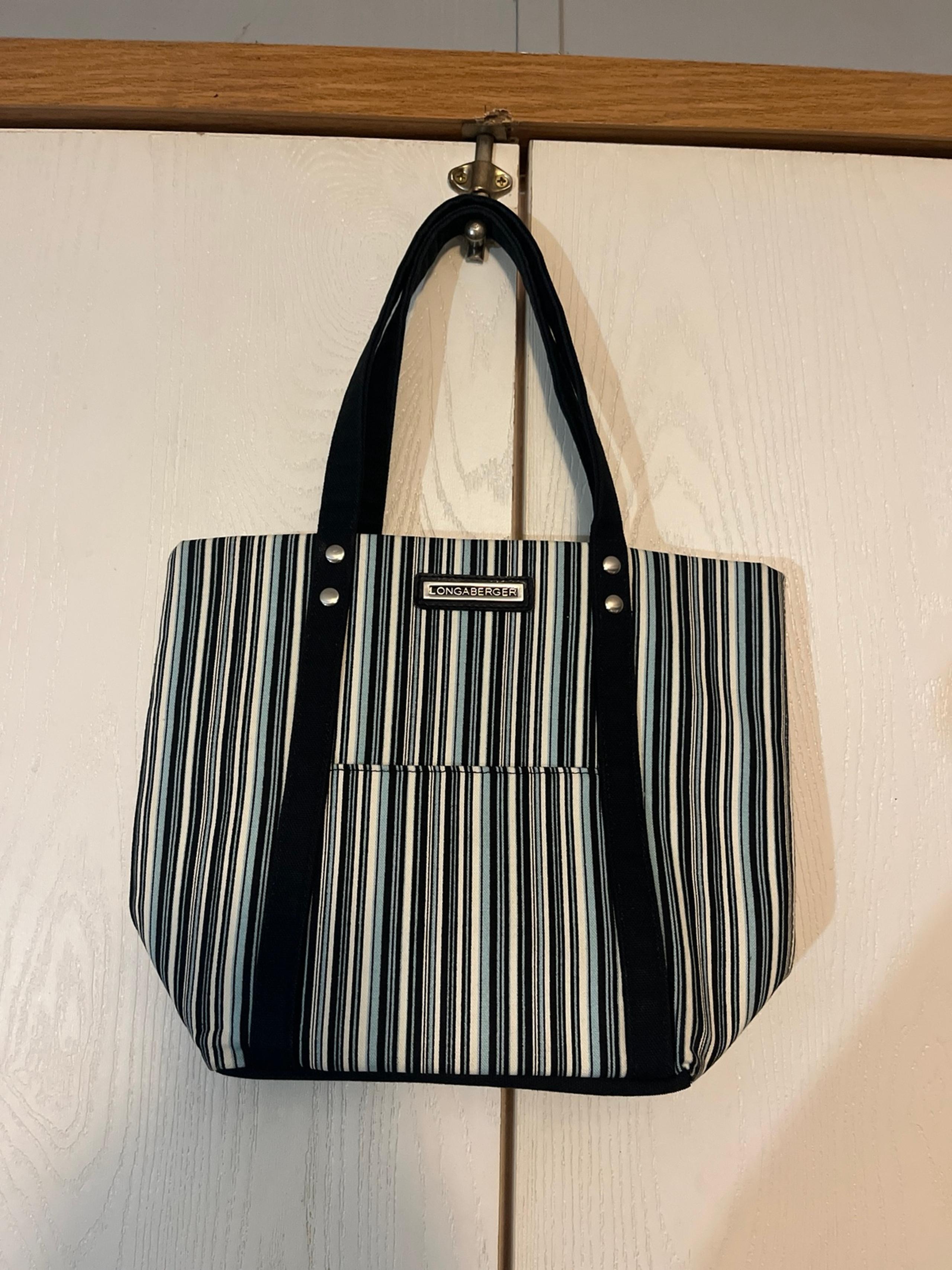 Longaberger Striped Tote