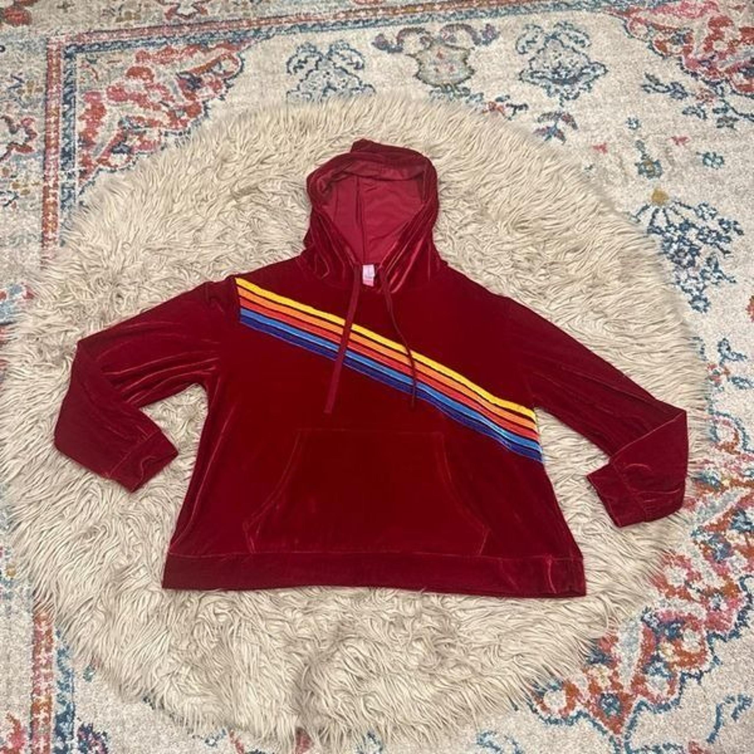 Nobo velvet striped hoodie XXL