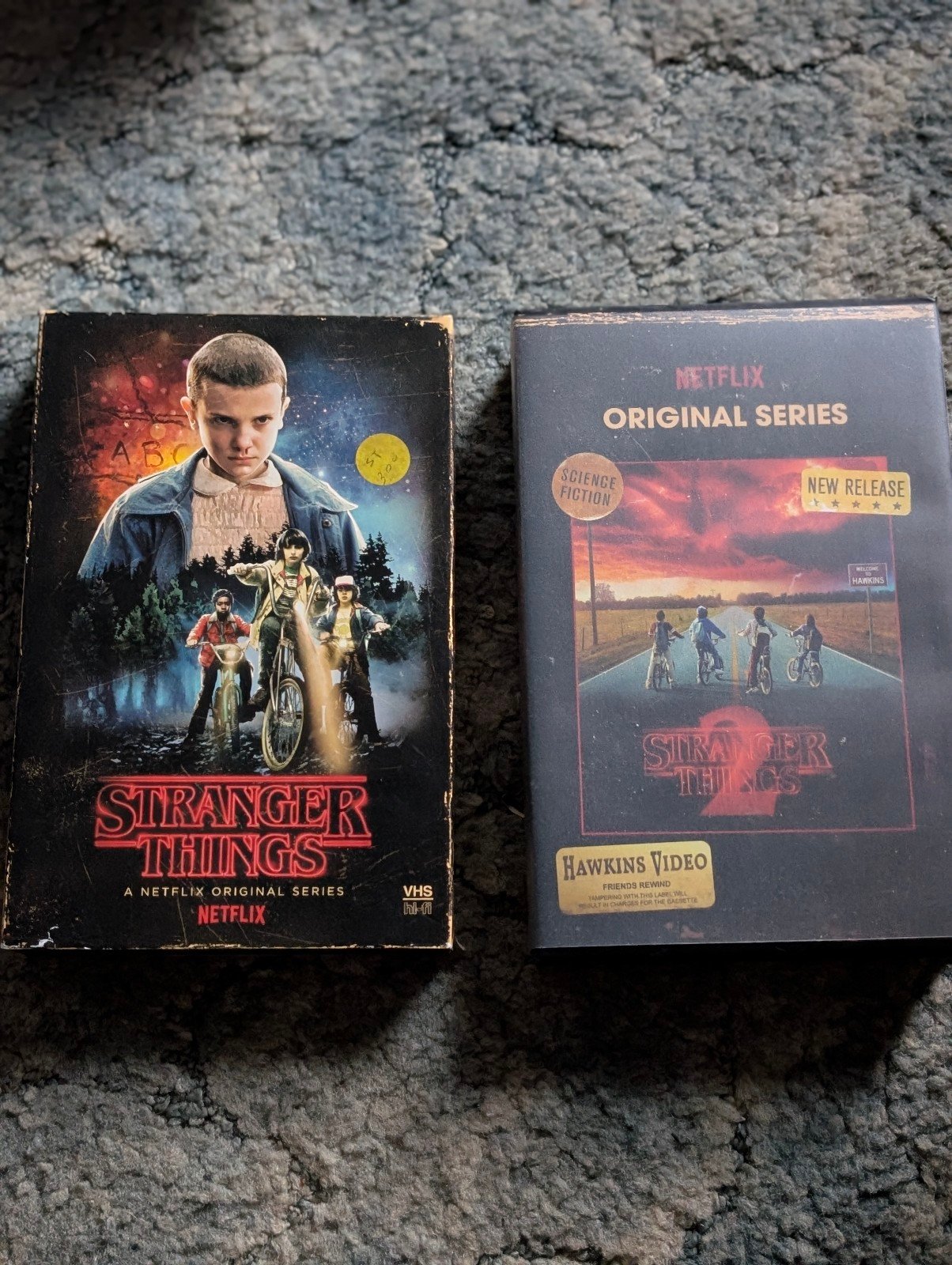 Stranger Things S1 + S2 Bundle Limited Edition Target VHS Blu-ray DVD Set