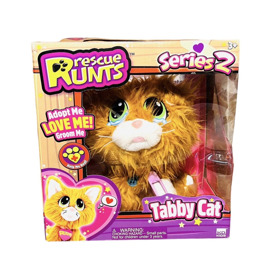 Rescue Runts TABBY CAT Adopt Me Series 2 - Retired S19015 - 2019 Factory Sealed